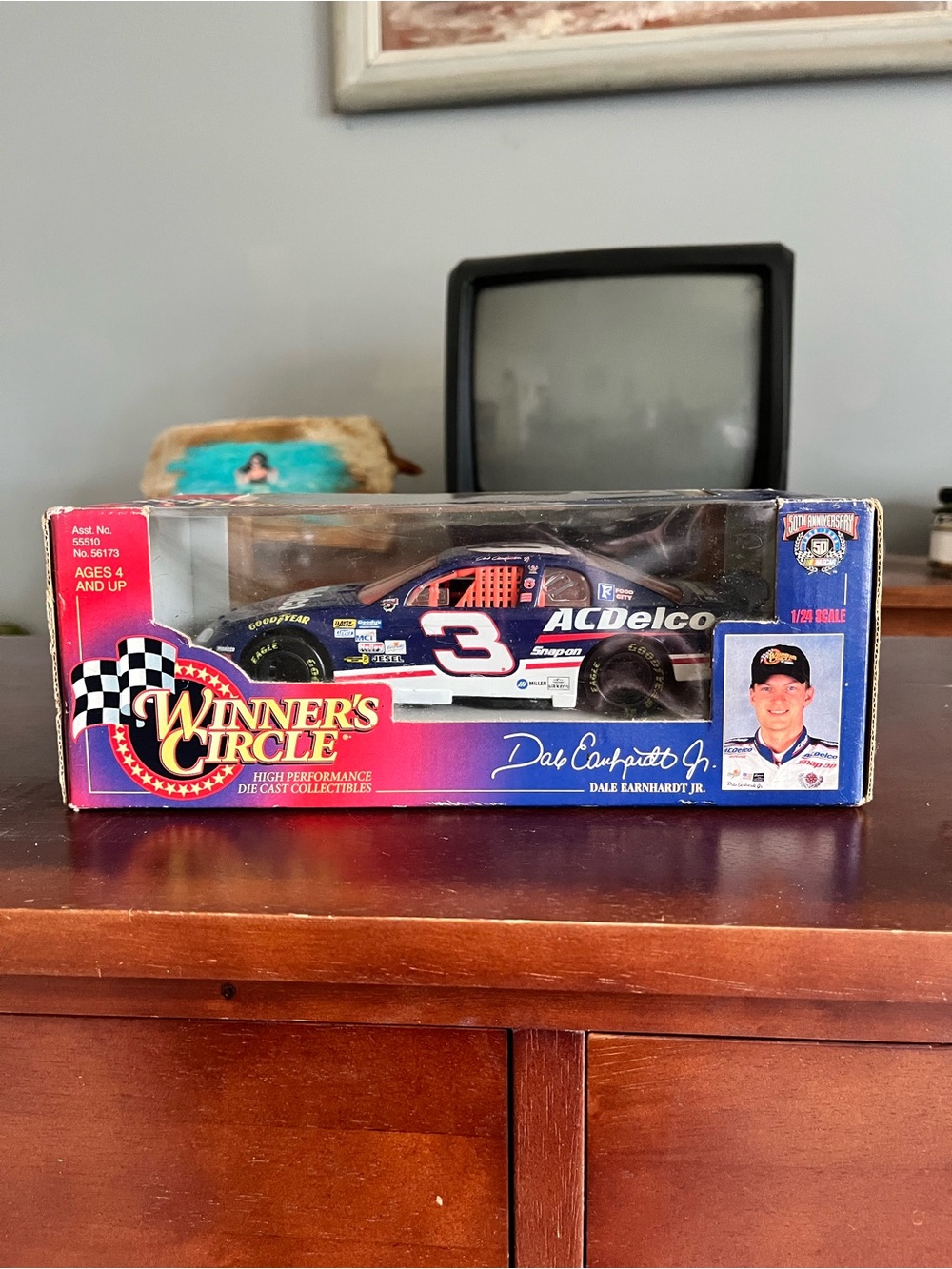Winner's Circle Dale Earnhardt Jr. #3 ACDelco Die-Cast Race Car - Navy & White